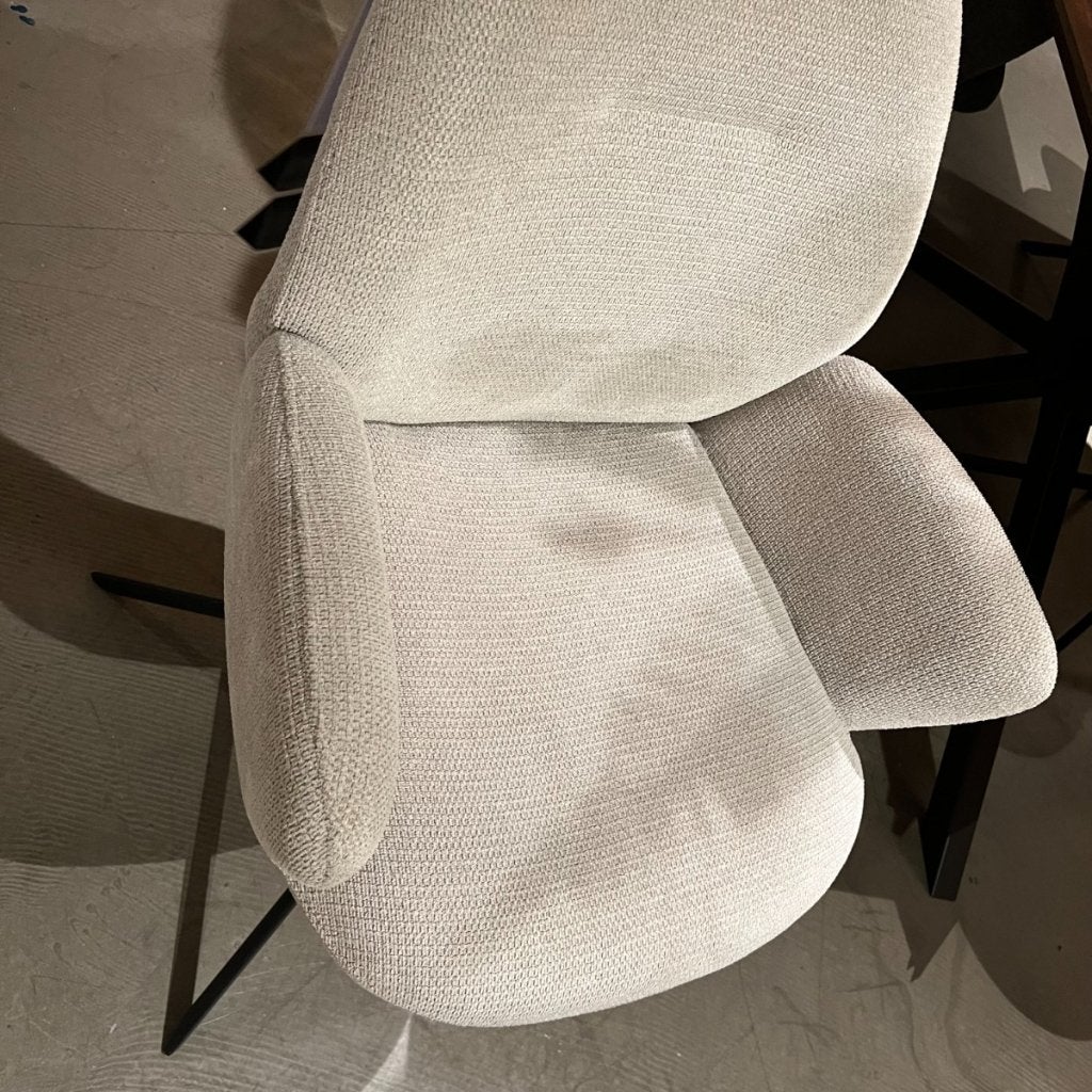 Loranzo Armstoel Stof Mito Beige - Pronto Wonen, Huis en Inrichting, Stoelen, Niet ingevuld, Niet ingevuld, Niet ingevuld