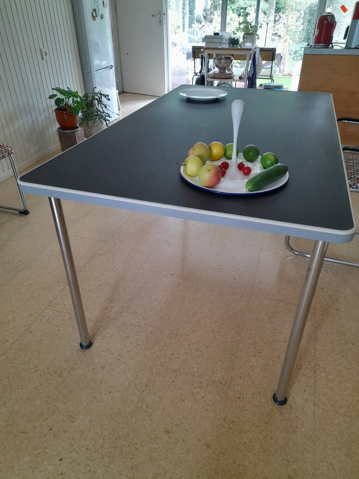 gispen tafel, Ophalen, Rechthoekig, 150 tot 200 cm, 50 tot 100 cm