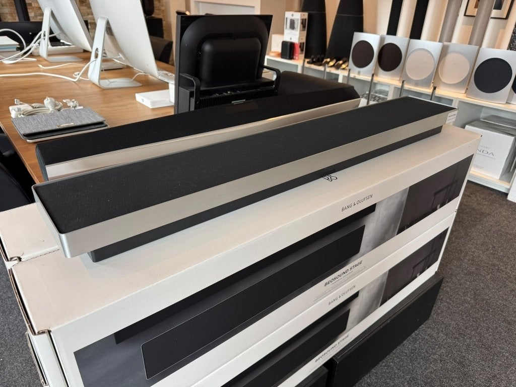 Beosound Stage soundbar B&O Bang en Olufsen, Ophalen, Info@bang-olufsen.dk, Zo goed als nieuw, Bluetooth