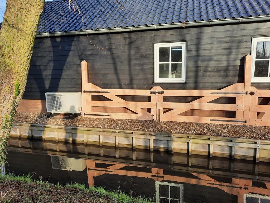Landhek met looppoort- maatwerk mogelijk, Ophalen of Verzenden
