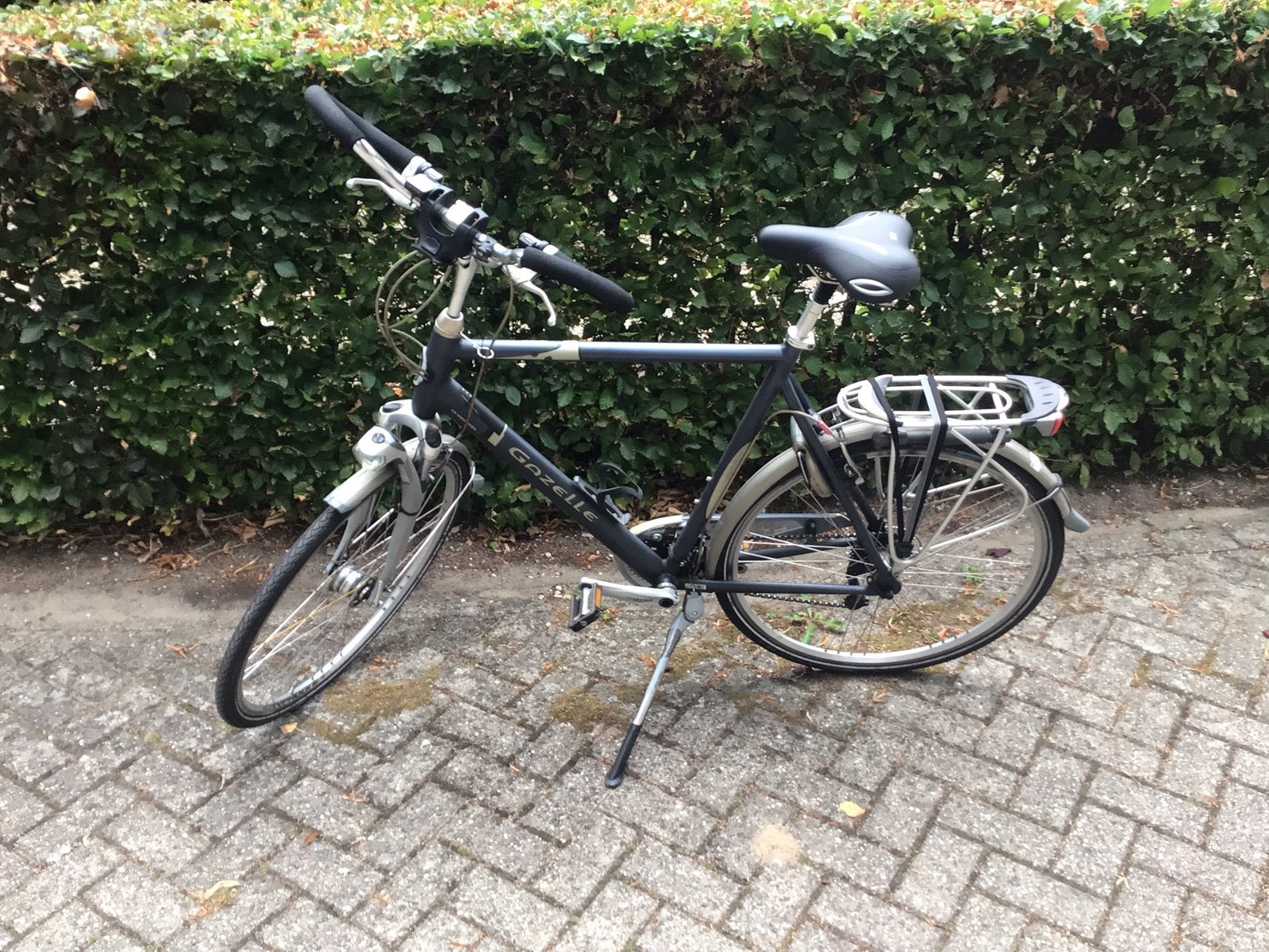 Herenfiets, frame 90cm hoog, Ophalen, Gebruikt, Versnellingen, Schijfrem