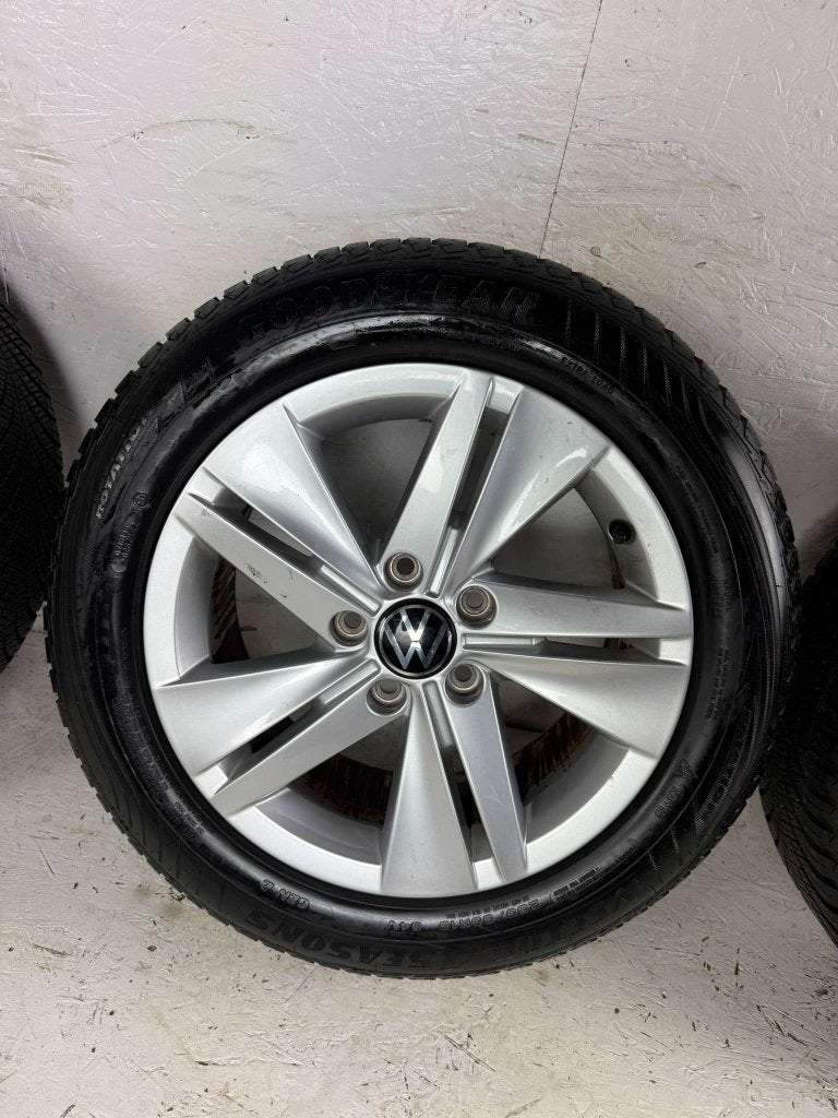 Originele Volkswagen Golf T-Cross velg 16" 5x112 Norfolk, Niet ingevuld, Gebruikt, 16 inch, Banden en Velgen