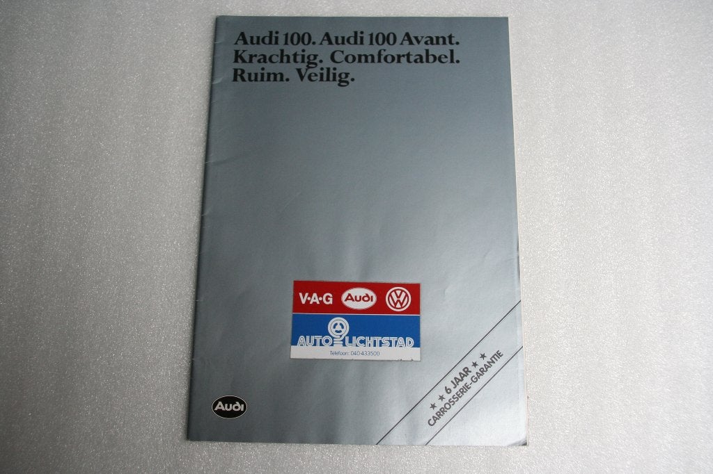 Folder Audi 100 (01-1980) (23), Ophalen of Verzenden, Zo goed als nieuw, Audi