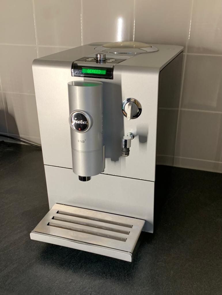 Jura Ena 7, Claris Blue waterfilter. Werkt perfect, Overige modellen, Overige typen, 10 kopjes of meer, Ophalen of Verzenden