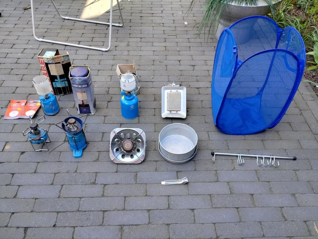 Campingspullen,  kookpitten lampen etc., Ophalen of Verzenden