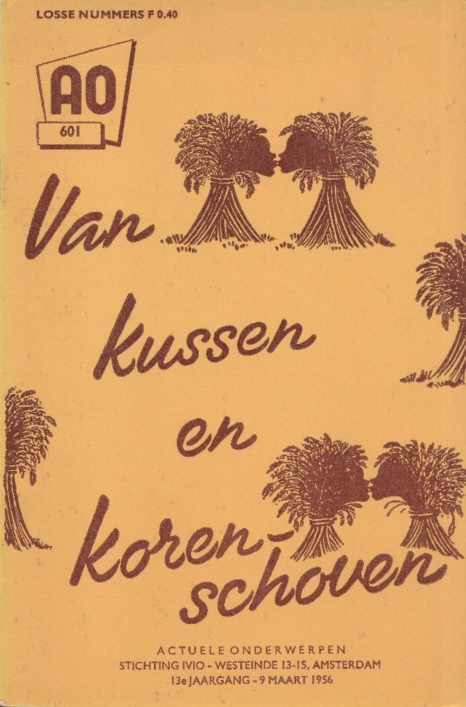AO 601 - dr. Jo Daan: Van kussen en korenschoven, Verzenden, Zo goed als nieuw, Overige typen