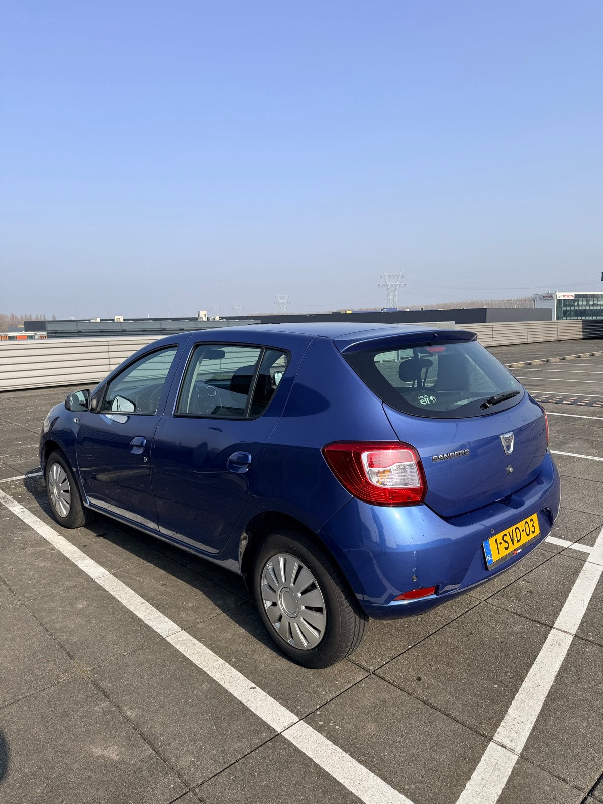 Dacia Sandero 0.9 TCE 66KW Stepway 2014 Blauw, Auto's, Voorwielaandrijving, 898 cc, 31 €/maand, 937 kg