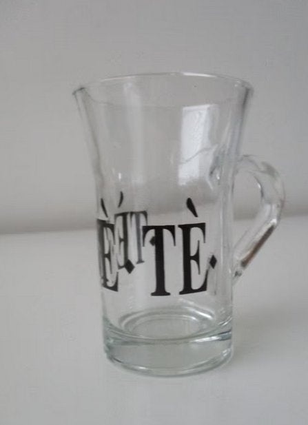 Theeglas met schrift, Oosterveldweg 15, 7274 DZ, Verzenden, Overige typen, Nieuw
