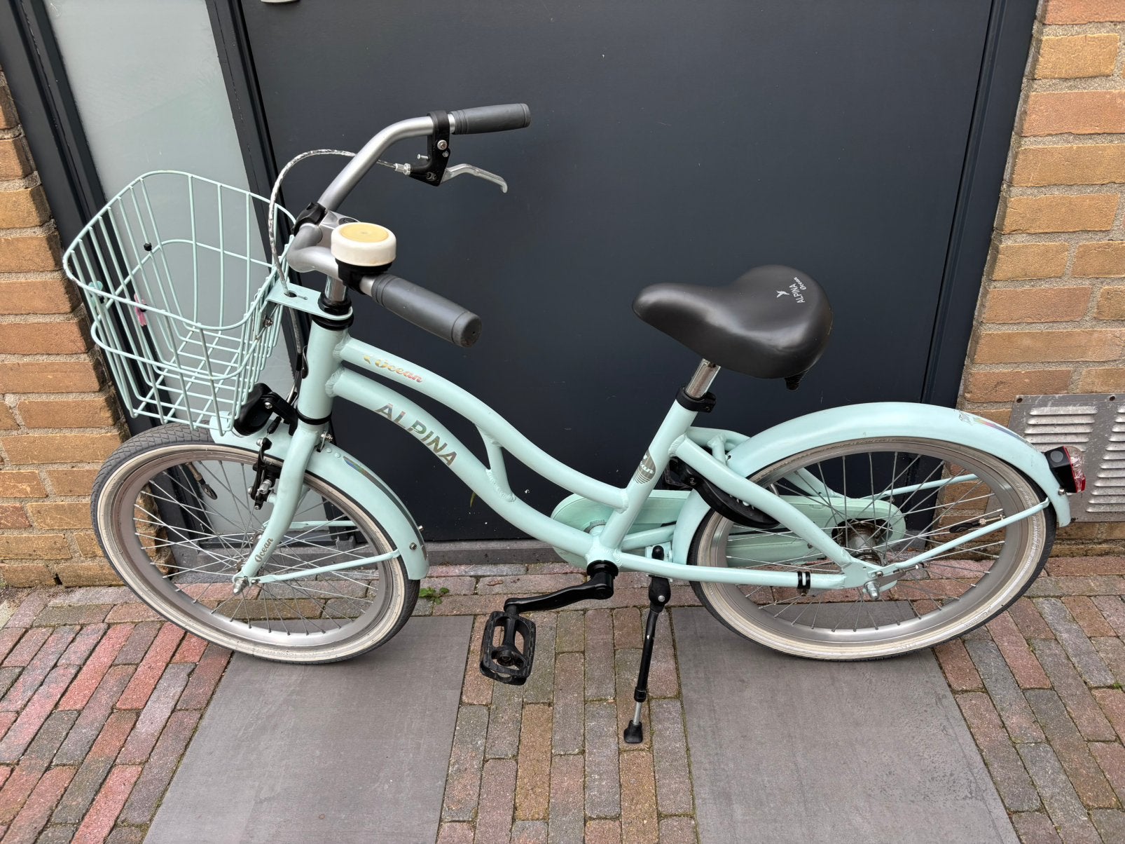 Alphina Ocean 20inch ice blue, Fietsen en Brommers, Fietsen | Meisjes, Ophalen of Verzenden, Zo goed als nieuw, 20 inch, Handrem
