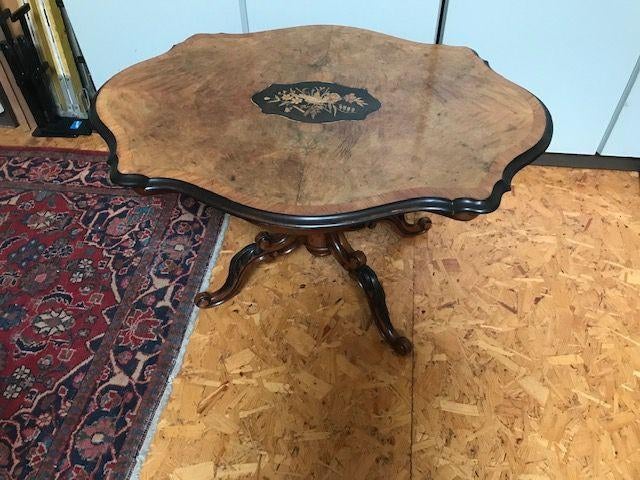 spinnekoptafel neorococo salontafel Mahonie tafel salon, Ophalen, Gebruikt, 100 tot 150 cm, 50 tot 100 cm