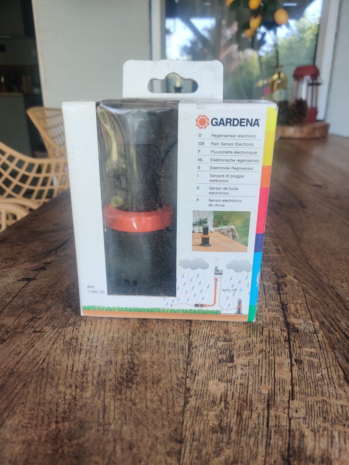 Gardena regensensor, Ophalen, Nieuw