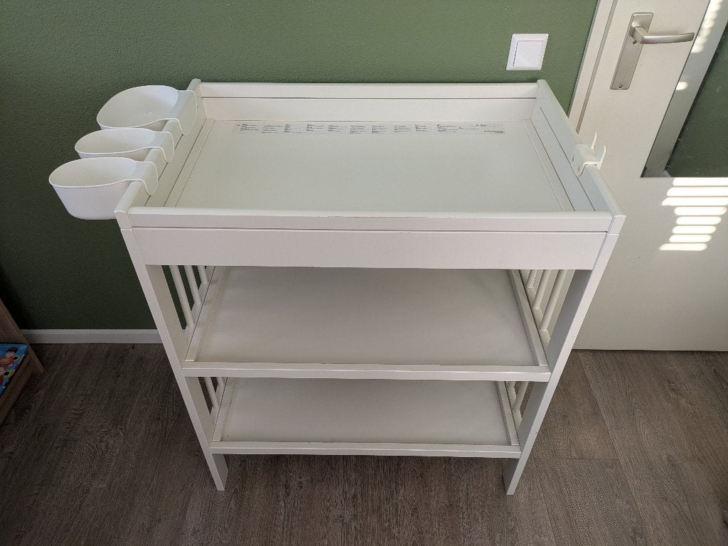 IKEA GULLIVER Commode / Verschoontafel (Wit) / 82x54x93 cm, Ophalen, Gebruikt, 50 tot 70 cm, 75 tot 100 cm