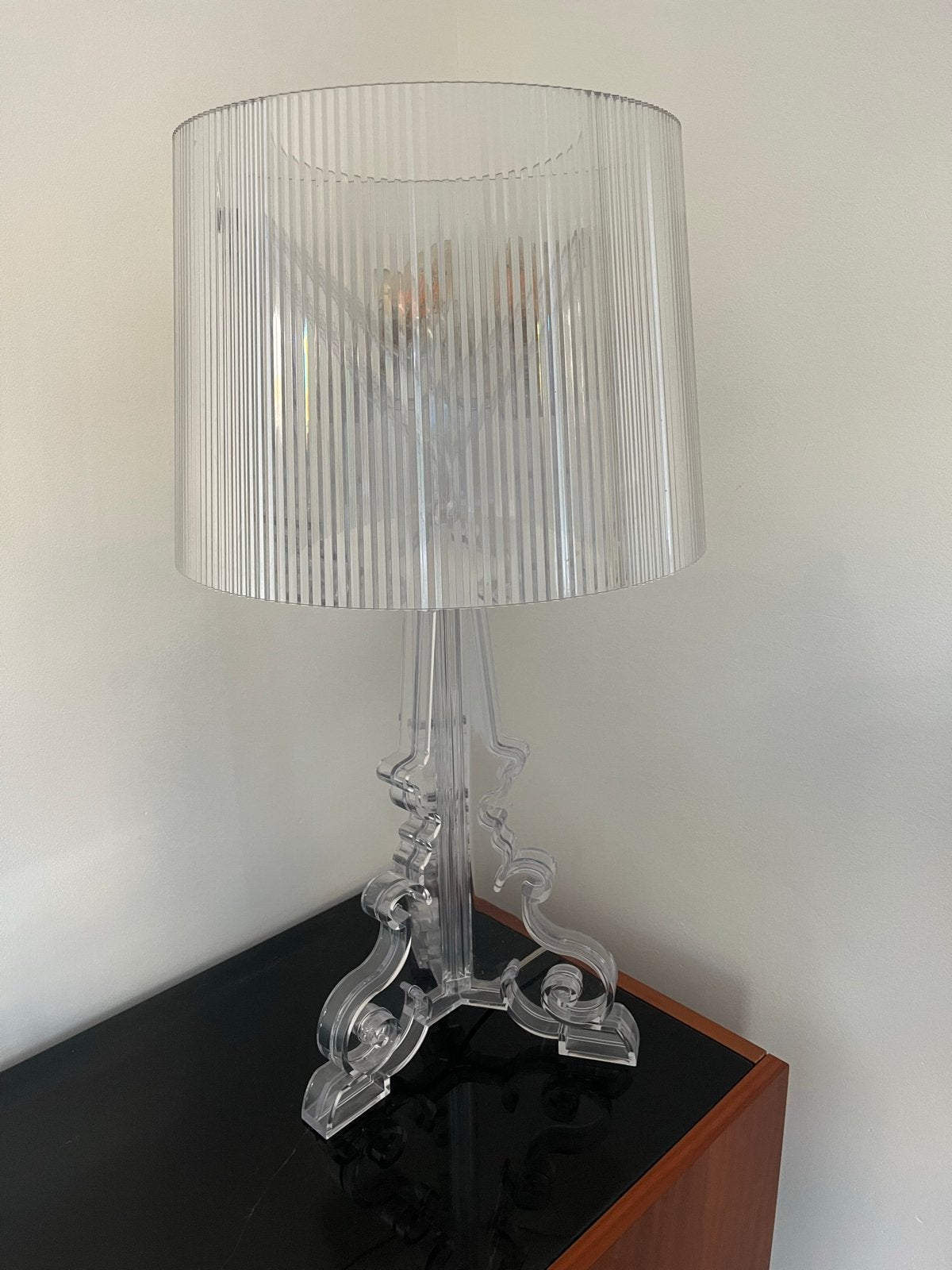 Kartell Bourgie tafellamp, Huis en Inrichting, Ophalen, Dimbaar, Kunststof, E14 (klein)