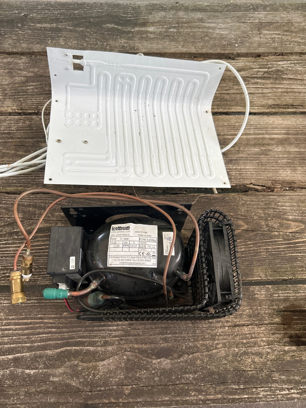 Isotherm Indel Webasto Marine Koelkast Compressor 12/24V, Witgoed en Apparatuur, Onderdelen en Toebehoren, Gebruikt, Ophalen