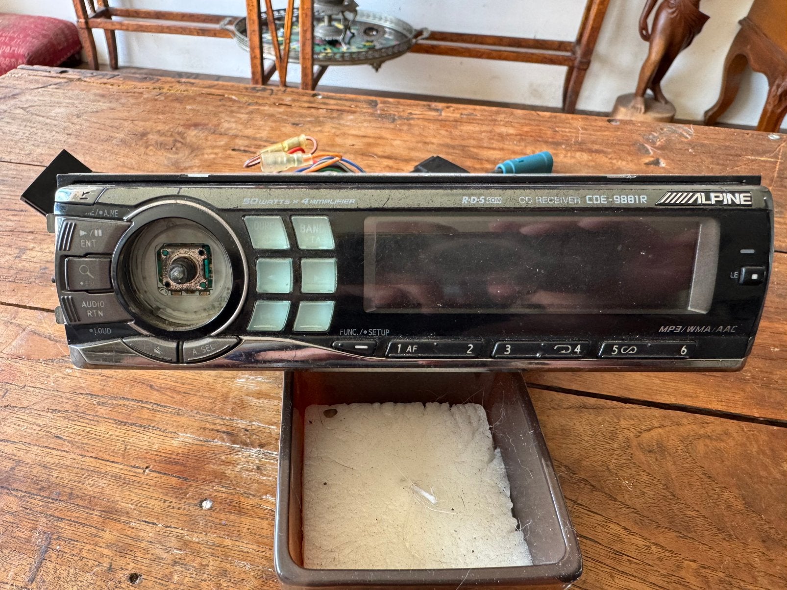 Alpine CDE-9881R radio-cd speler, Ophalen of Verzenden, Zo goed als nieuw