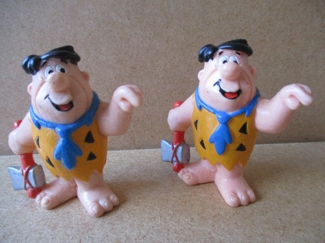 adv10672 flintstones fred poppetje 2, Ophalen, Overige figuren, Gebruikt, Beeldje of Figuurtje