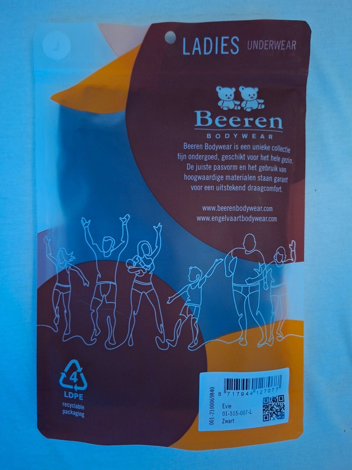6x Dames Midi Slip Evie Maat L Zwart, Nieuw, Beeren, Beeren Bodywear, Ophalen of Verzenden, Zwart, Slip