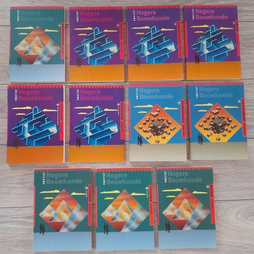 Hogere bouwkunde Jellema, Boeken, Diverse, Ophalen of Verzenden, Zo goed als nieuw, Bouwkunde