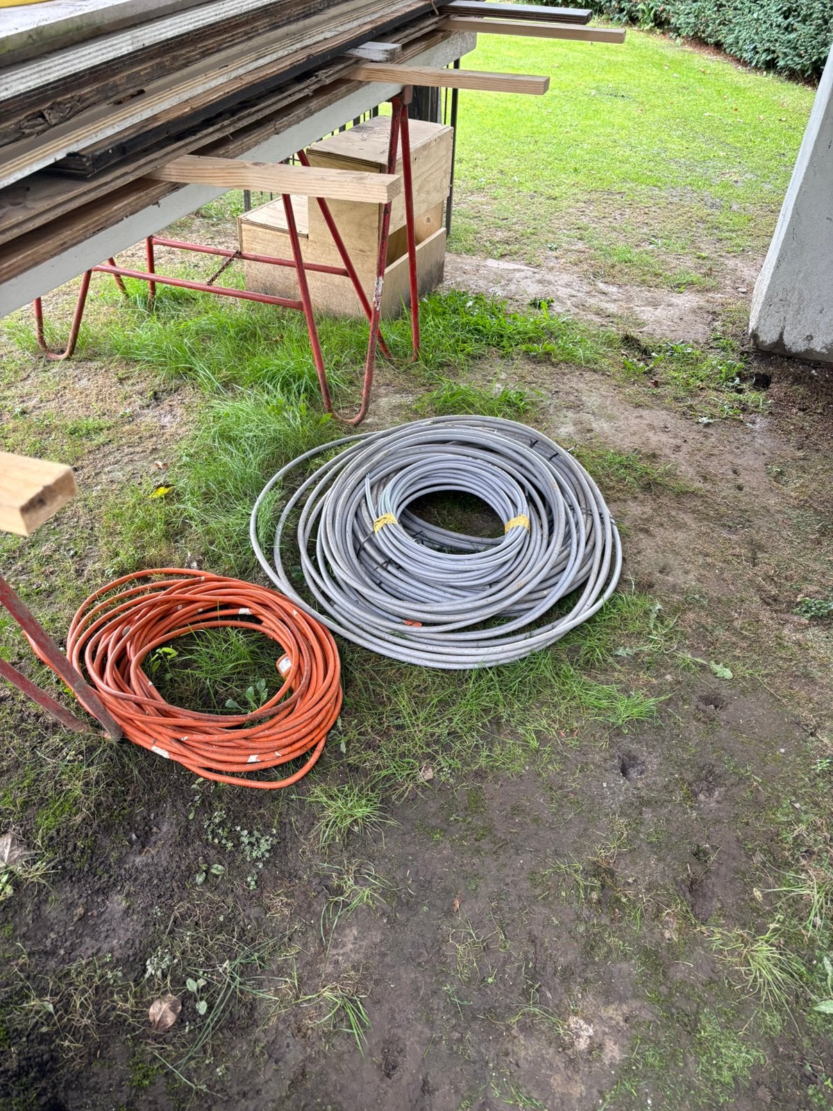 Electra , stenen , multiplex platen, Afvoer, Pvc, Ophalen of Verzenden, Zo goed als nieuw