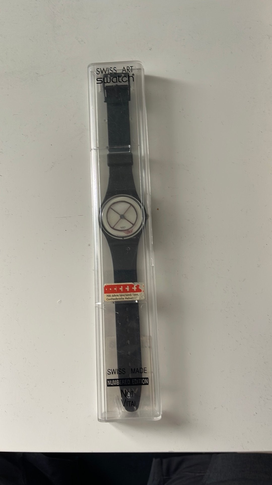 Zeldzame Swatch Wheel uit 1991 - Nieuwstaat, ongedragen, Sieraden, Tassen en Uiterlijk, Horloges | Dames, Kunststof, Polshorloge