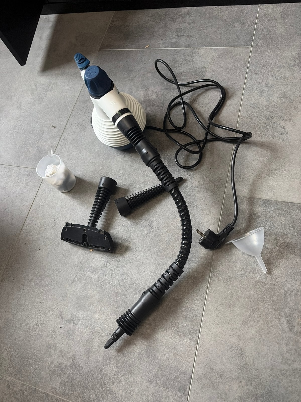 Stoomreiniger met accessoires, Witgoed en Apparatuur, Stoomapparaten, Ophalen of Verzenden, Gebruikt, Stoomreiniger