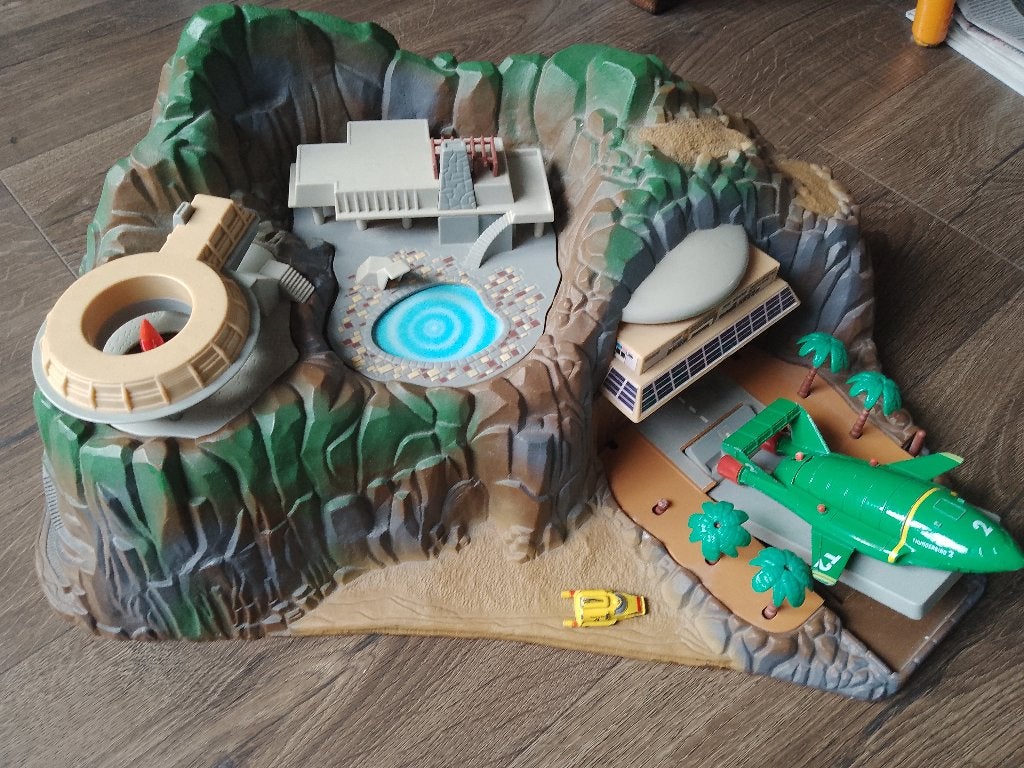 Thunderbirds Matchbox Tracy Island, Ophalen of Verzenden, Gebruikt, Tv, Overige typen