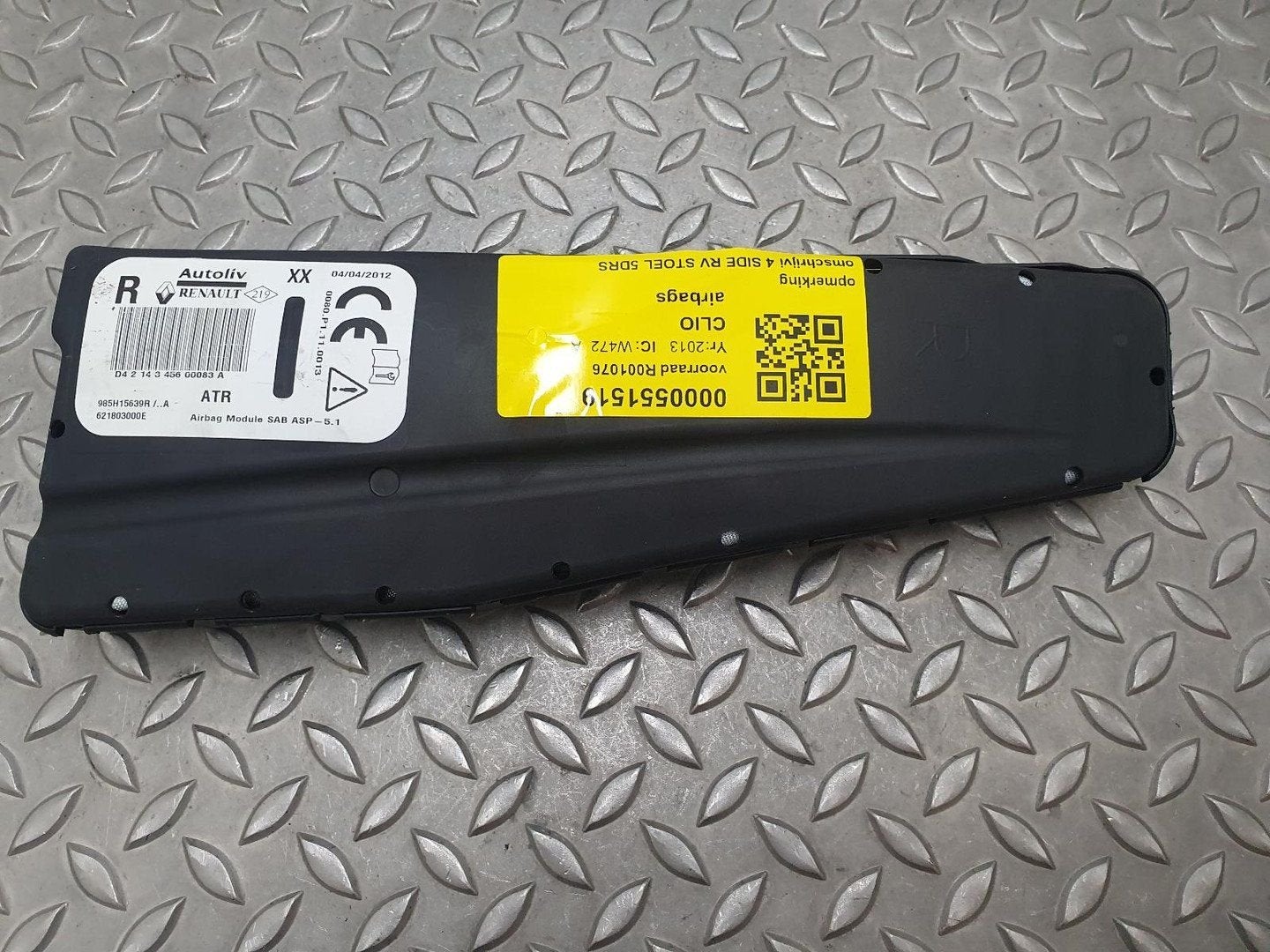RENAULT CLIO AIRBAG RECHTS 2013, Ophalen of Verzenden, Gebruikt, Stiba lid