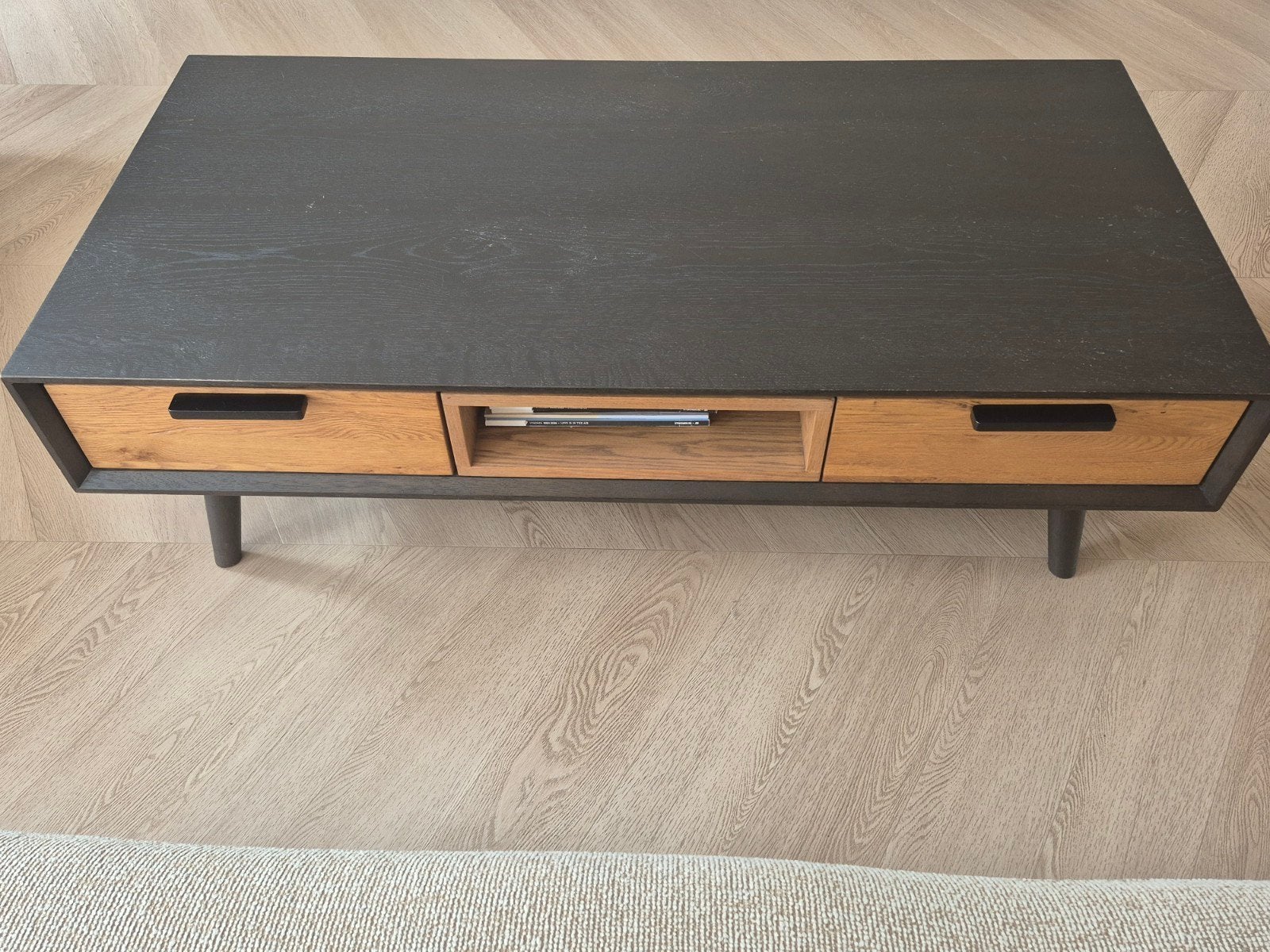 Salontafel met lades - Modern design, Minder dan 50 cm, 100 tot 150 cm, Zo goed als nieuw, Modern