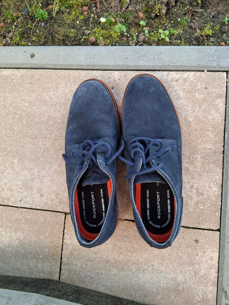 Rockport herenschoenen maat 8.5, Kleding | Heren, Schoenen, Blauw, Ophalen of Verzenden, Zo goed als nieuw, Veterschoenen