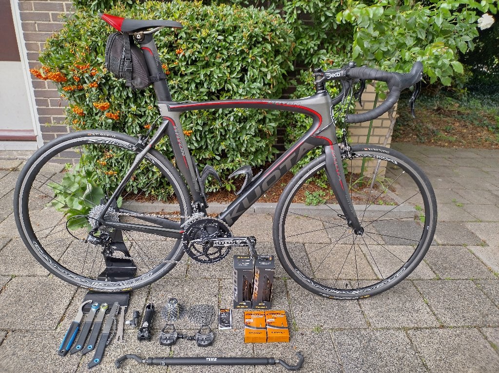 Kuota Kryon 2015 Carbon 11-speed 58cm Campagnolo, 28 inch, Gebruikt, Carbon, 57 tot 61 cm