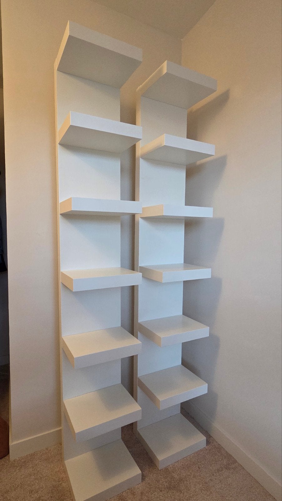 Ikea LACK wandmeubel 2x, Ophalen, Met plank(en), 200 cm of meer, 50 tot 100 cm