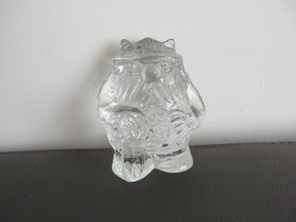 Scandinavisch glas design beeldje van een Viking, Noorman, Antiek en Kunst, Antiek | Glas en Kristal, Ophalen of Verzenden