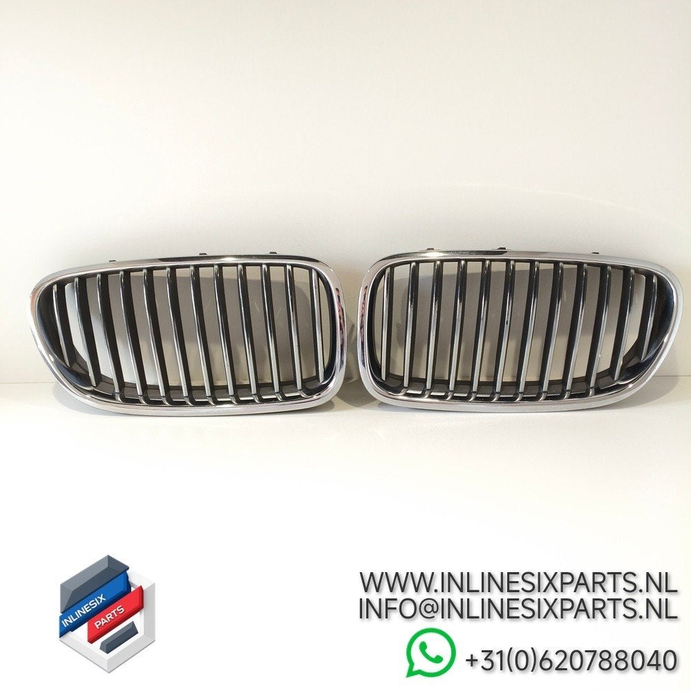 BMW F10/F11 Grill Chrome OEM, Gebruikt, Bumper, BMW, Verzenden