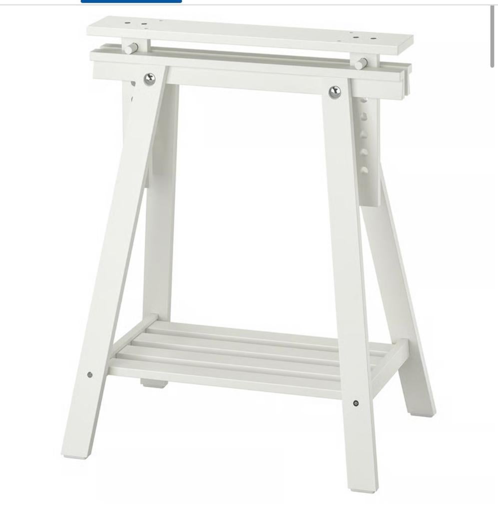 Witte MITTBACK Schraag IKEA, Ophalen, Zo goed als nieuw