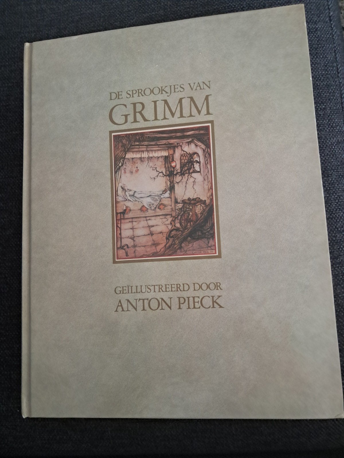 De Sprookjes van Grimm - Geïllustreerd door Anton Pieck, Ophalen of Verzenden, Gelezen, Gebroeders Grimm
