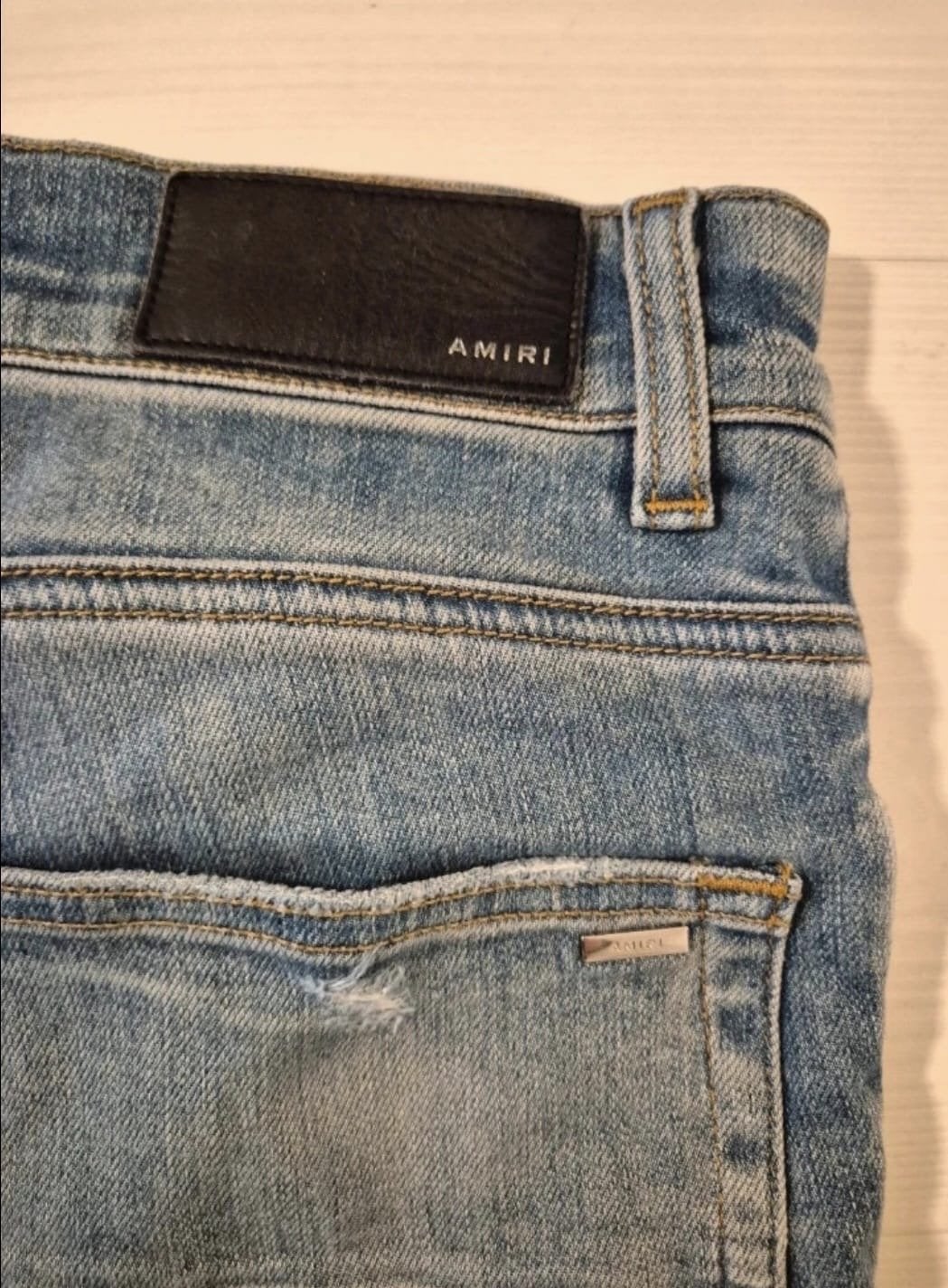 Amiri Jeans size 30, Ophalen of Verzenden, Zo goed als nieuw, Blauw, W32 (confectie 46) of kleiner
