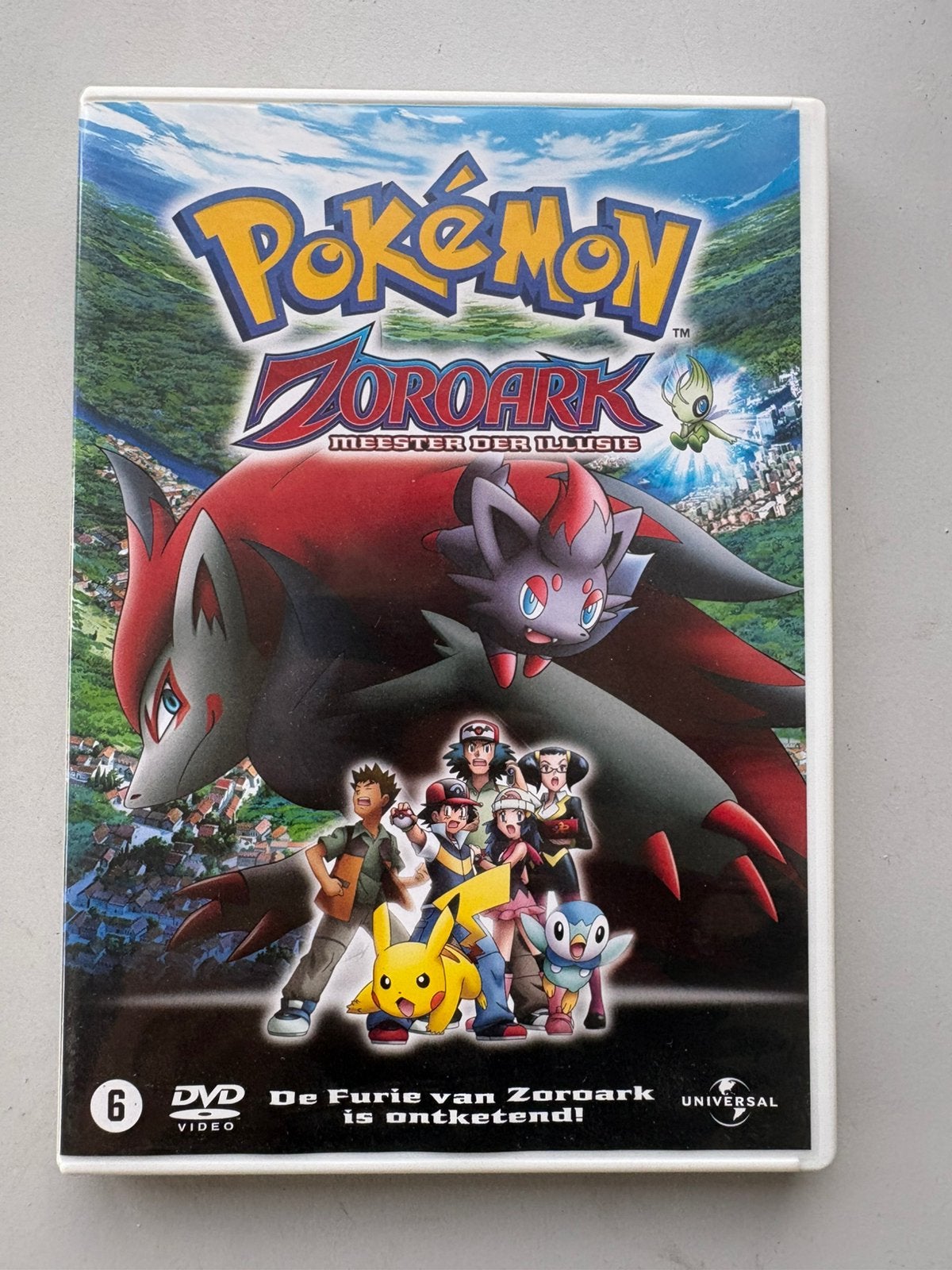 Pokémon Zoroark Meester der Illusie DVD Nederlands Film 13, Alle leeftijden, Verzenden, Zo goed als nieuw, Anime (Japans)