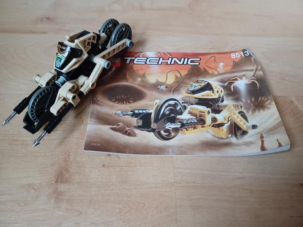 Lego Technic Dust Motor - Set 8513, Gebruikt, Lego, Compleet, Ophalen of Verzenden