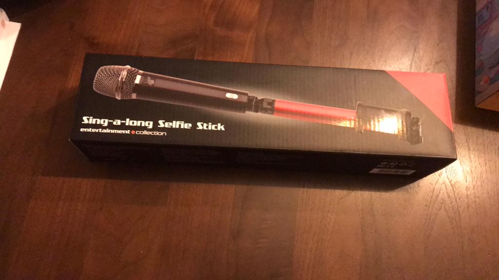 Sing along selfie stick, Ophalen of Verzenden, Zo goed als nieuw, Zangmicrofoon