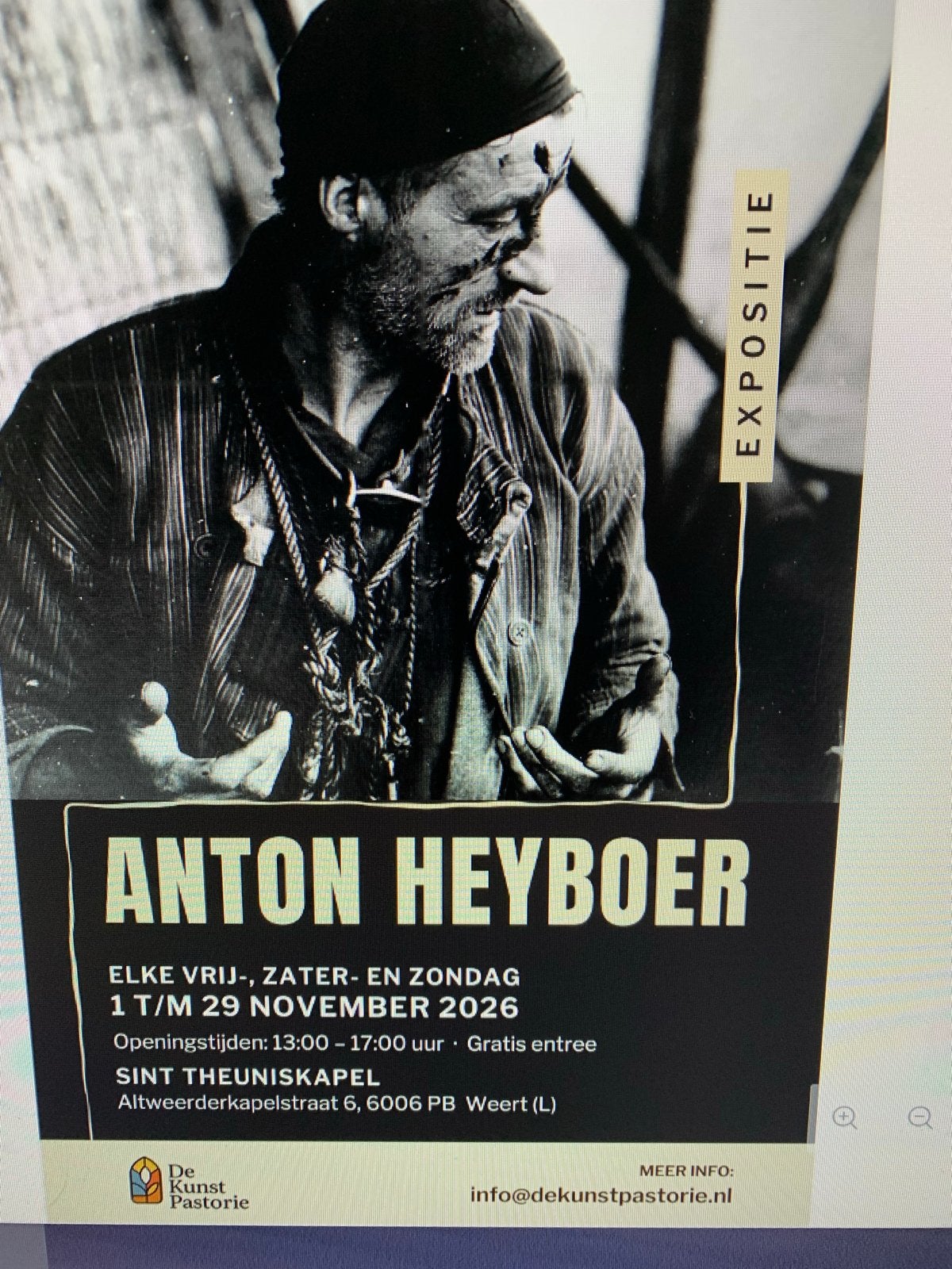 Expositie Anton Heyboer - November 2026 in Weert (L), Ophalen, 2000 tot heden