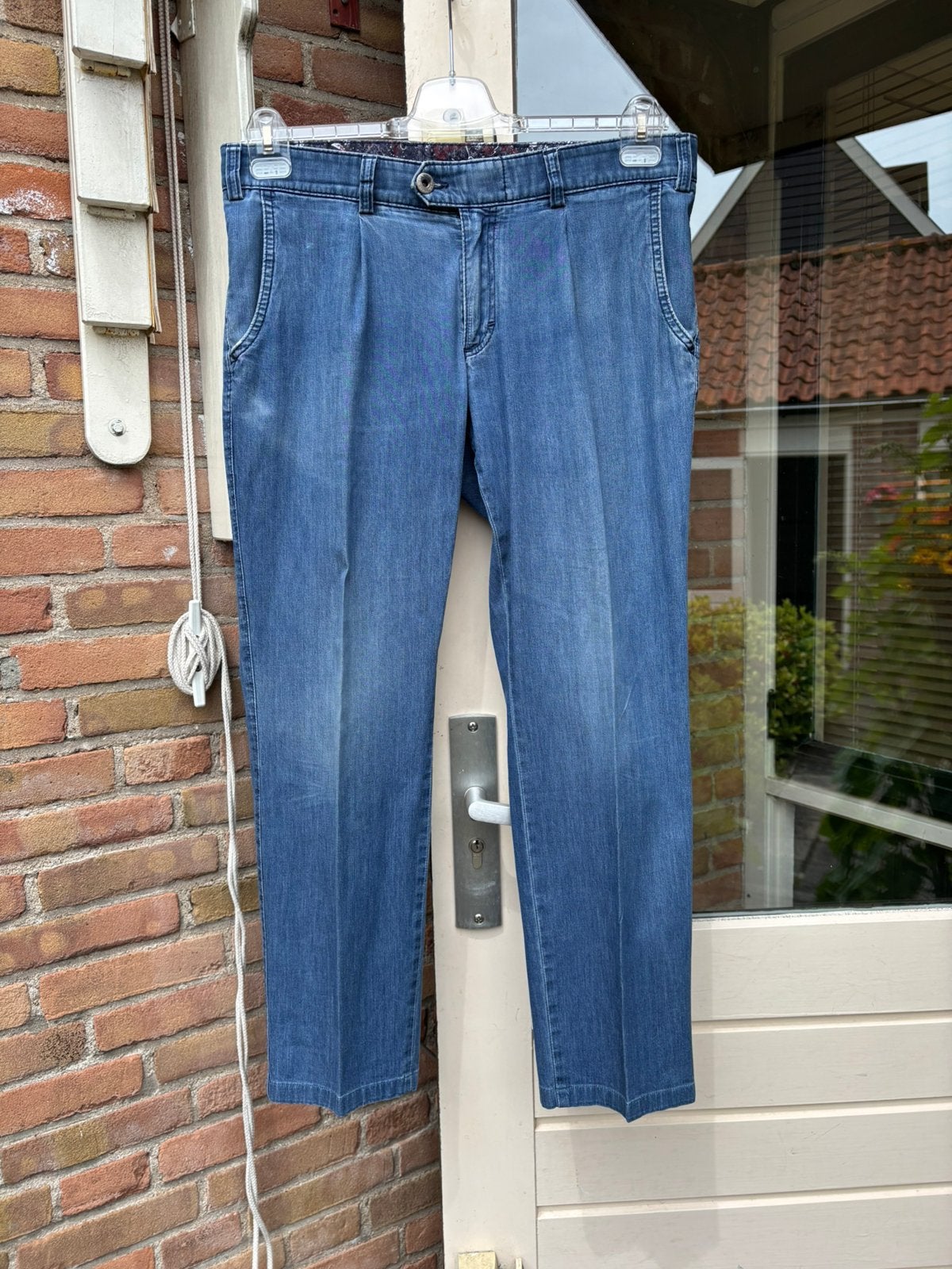 Heren jeans maat 25 merk Eurex by Brax, Ophalen of Verzenden, Gedragen, Blauw, W33 - W34 (confectie 48/50)