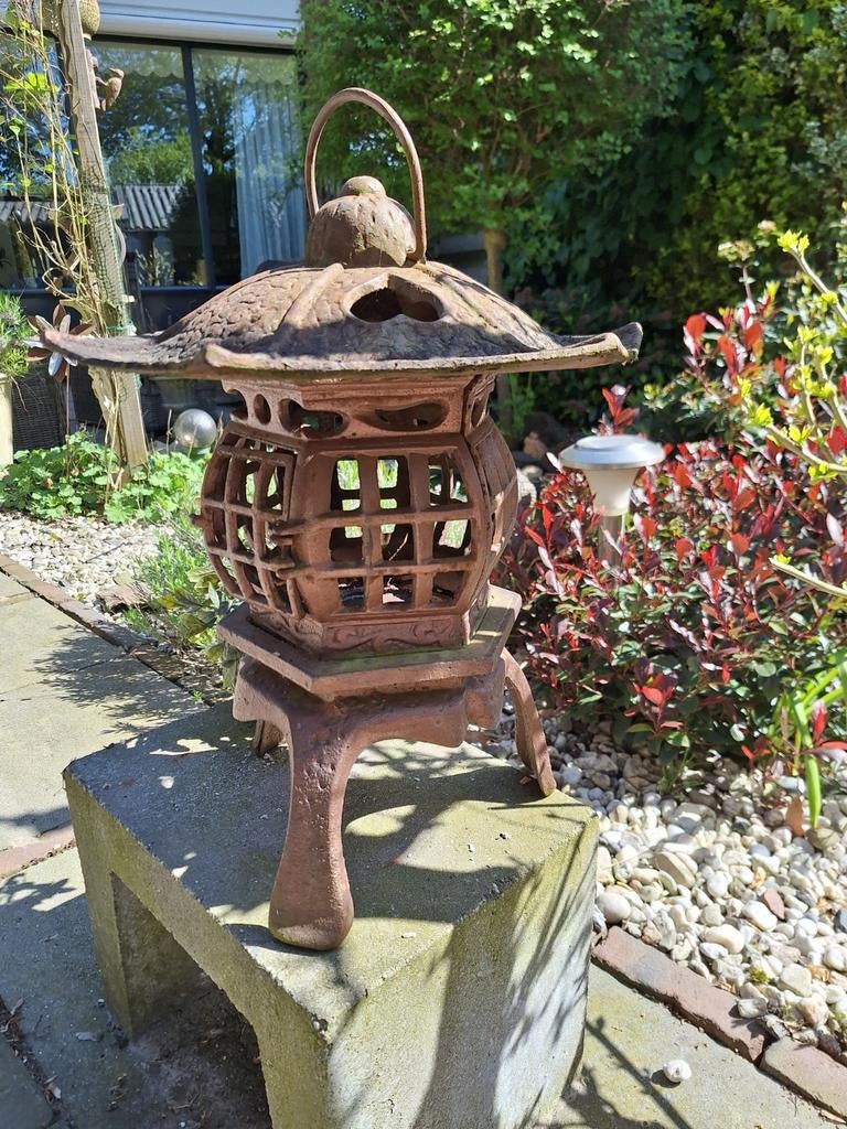 Japanse grote lantaarn, Tuin en Terras, Overige Tuin en Terras, Ophalen, Gebruikt