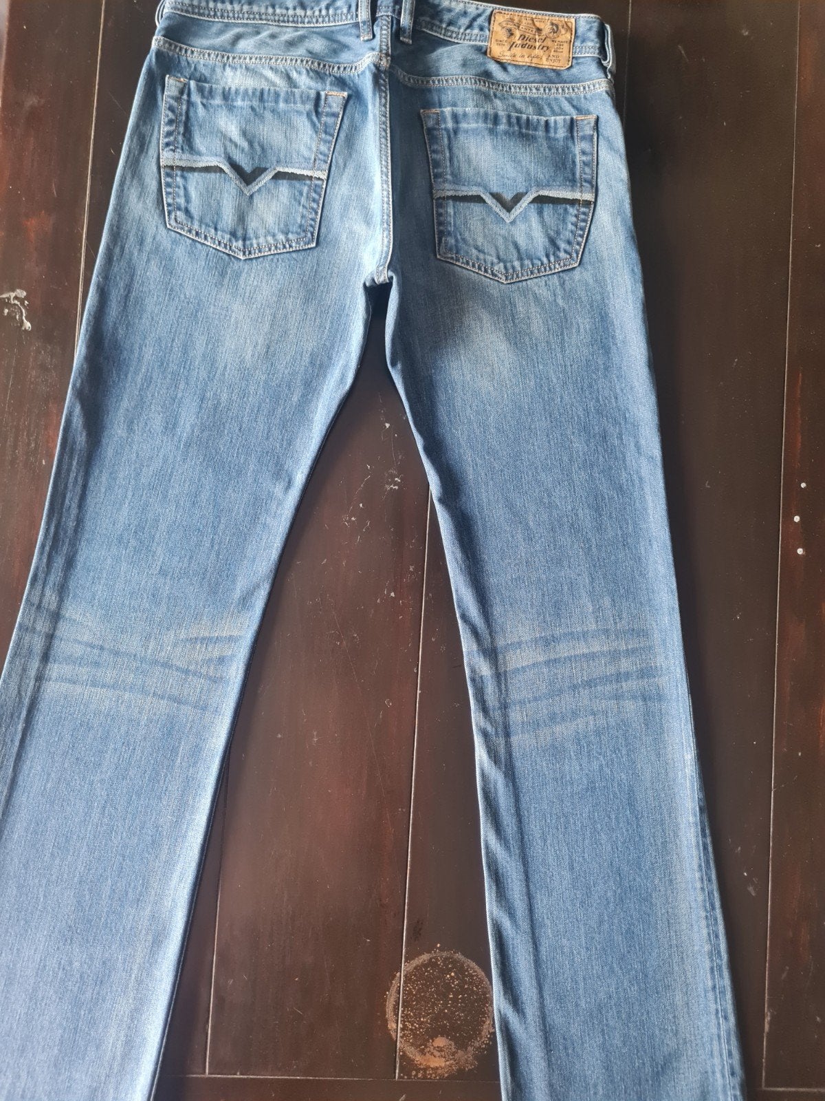 ZGAN CLASSIC DIESEL ZATINY REGULAR BOOTCUT JEANS SIZE 33/34!, Diesel, Blauw, Ophalen of Verzenden, Zo goed als nieuw