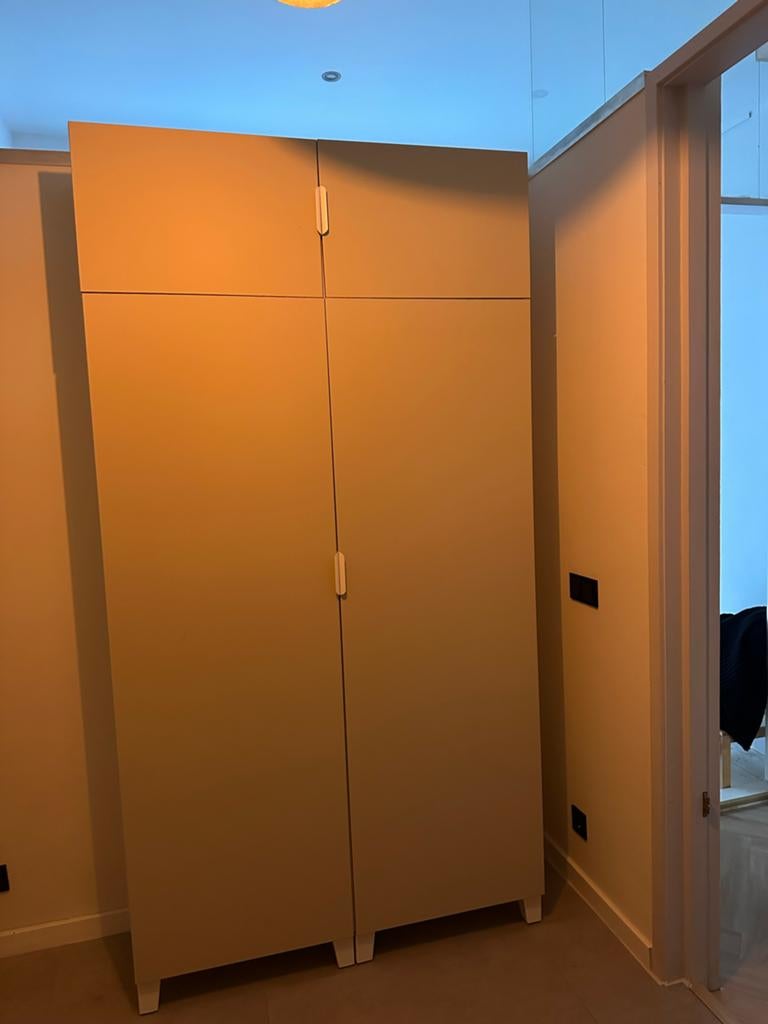 Ruime kast met planken - Ideaal voor opslag, Huis en Inrichting, Kasten | Kledingkasten, 100 tot 150 cm, 200 cm of meer, Ophalen of Verzenden