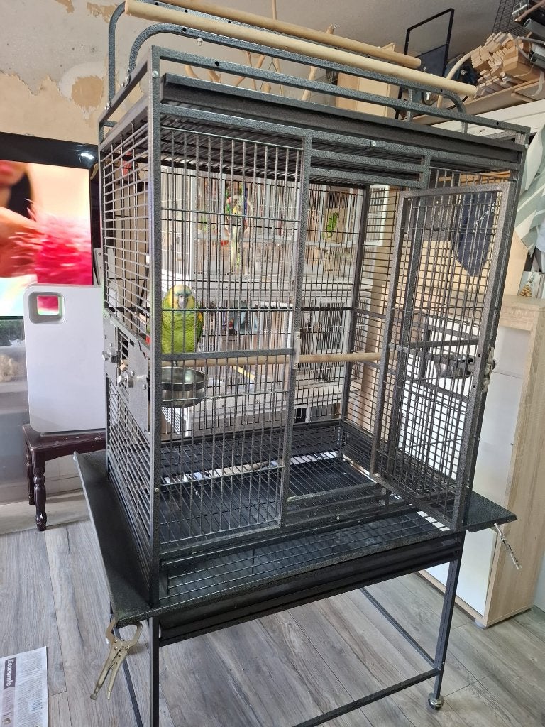 vogels kooi voor amazone papegaai parkieten, Ophalen, Zo goed als nieuw, Metaal, Vogelkooi