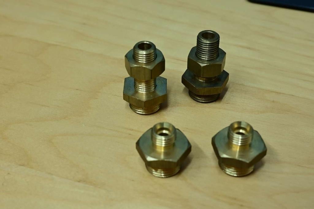 Unieke schotdoorvoeren 14mm (diesel/banjo) > 1/2 duims, Ophalen of Verzenden, Nieuw, Motor en Techniek