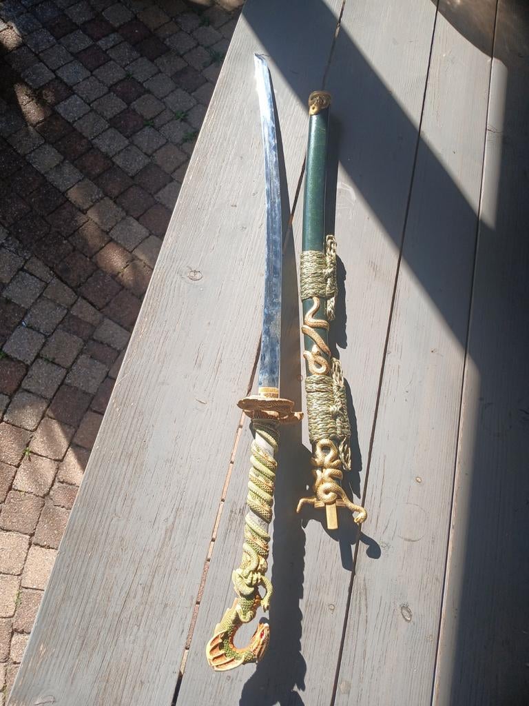 japans samurai Zwaard, Ophalen, Gebruikt