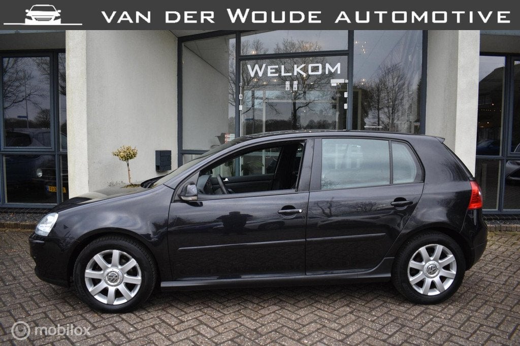 Volkswagen Golf 1.6 FSI Comfortline Automaat|Airco|Cruise!, Stof, 4 cilinders, 116 pk, Zwart