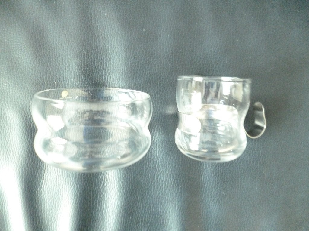 Design glazen roomstel Iittala Finland, Ophalen of Verzenden