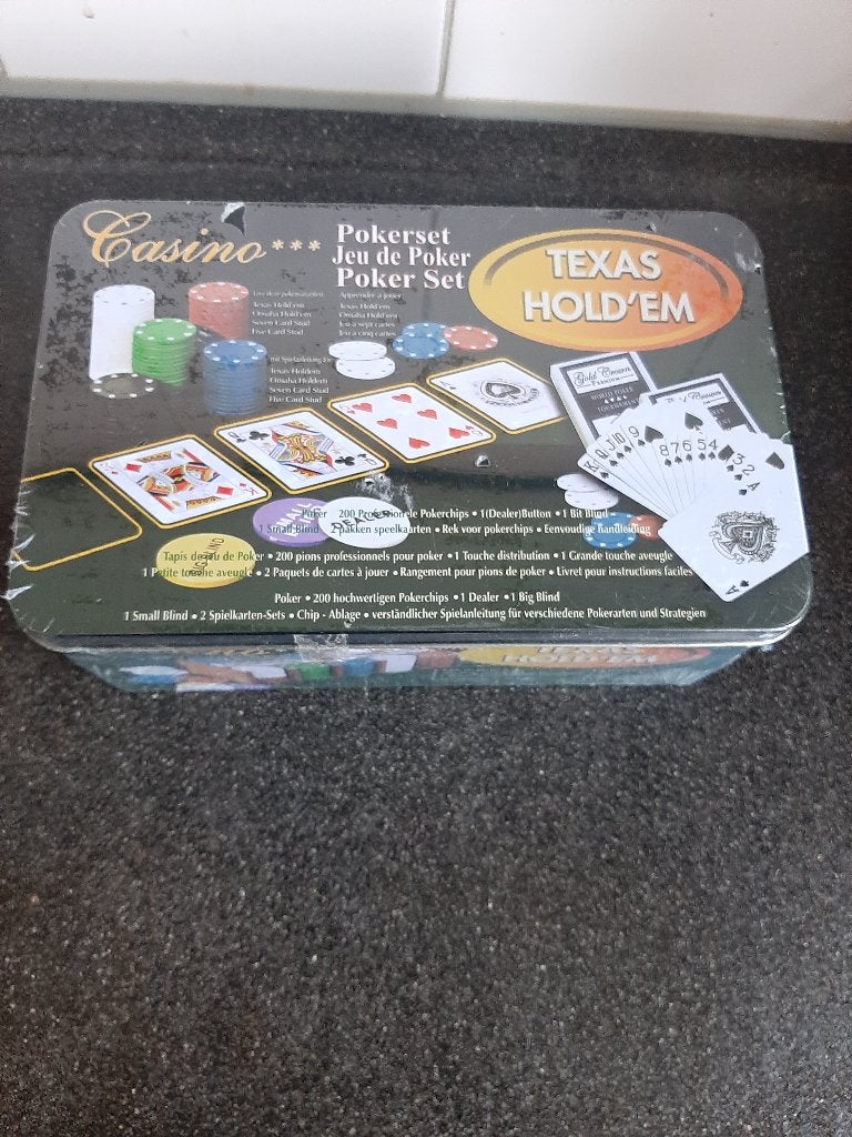pokerset texas casino - nieuw - bieden, Ophalen, Nieuw